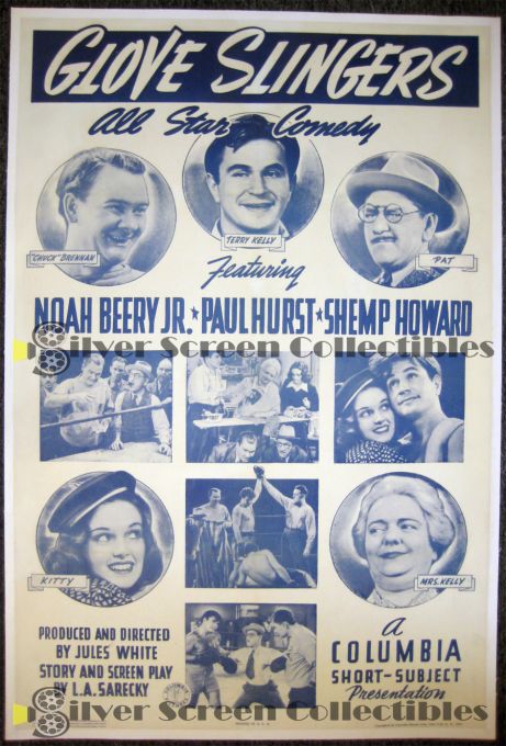 Glove Slingers (1939) - Original U.S. One Sheet (27" x 41")