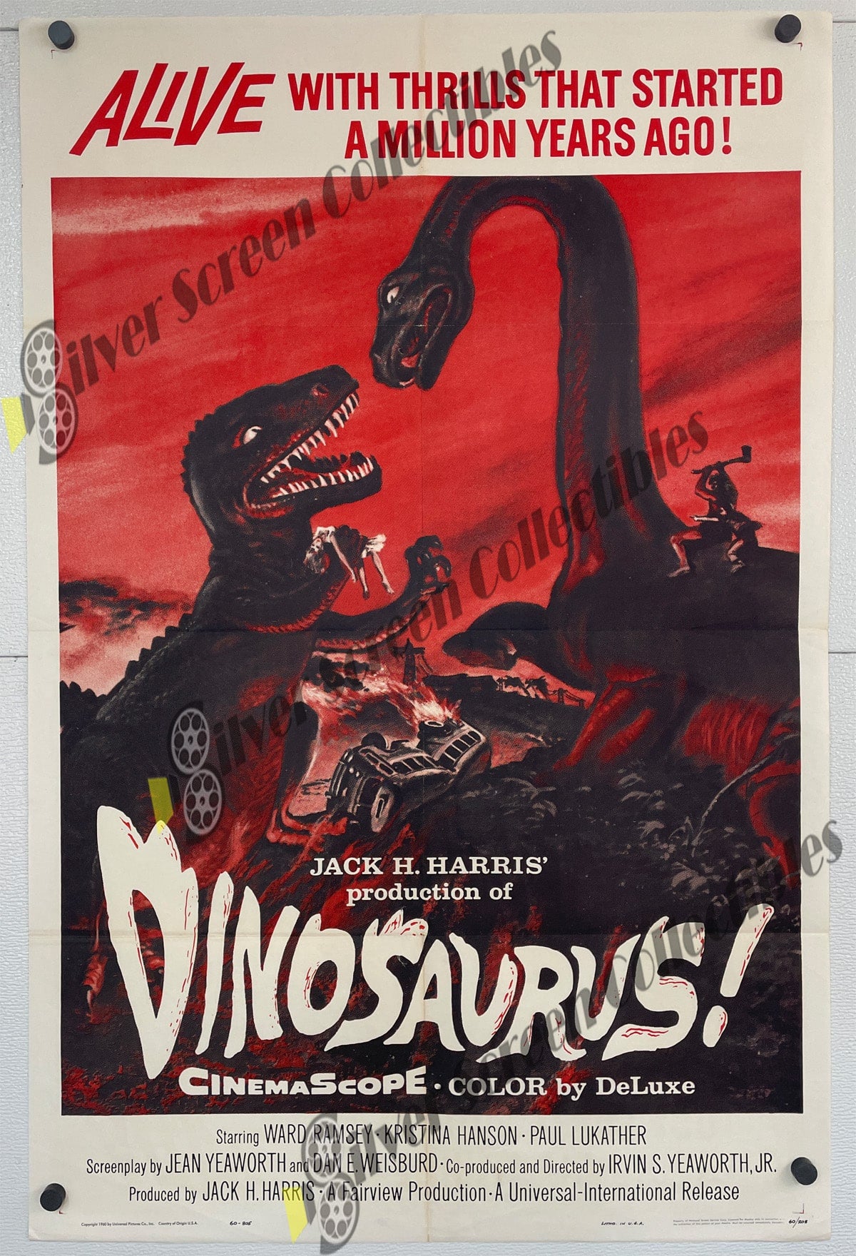 Dinosaurus! (1960) - Original U.S. One Sheet (27" x 41")