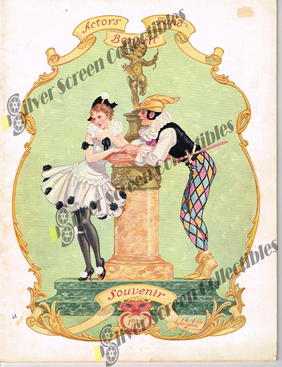 1936 Actors' Fund Benefit - Souvenir Program (9.25" x 12.125")
