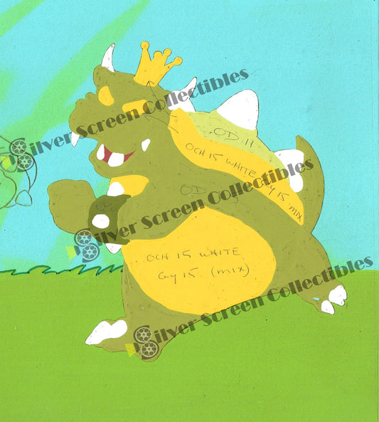 The Super Mario Bros. Super Show! TV Series - 1989 - Original Animation Cell and Production Background