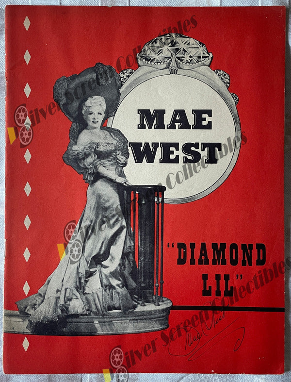 Mae West / Diamond Lil (1949) Signed - Souvenir Theater Program(8.5" x 11")