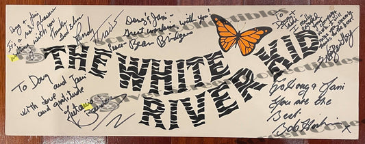 The White River Kid (1999) Cast Signed / Beau Bridges / Antonio Banderas / Randy Travis - Custom Graphic (6" x 16")
