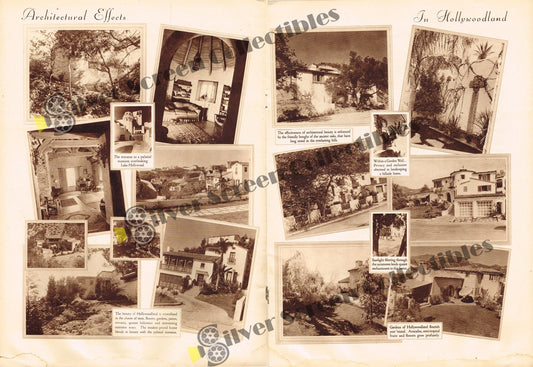 Hollywoodland: Five Minutes From Hollywood's Great White Way - Vintage Paperback Promotional Brochure (10.25" x 14")