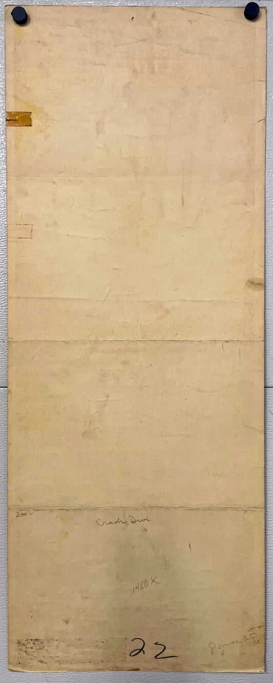 Crash Dive (1943) - Original U.S. Insert Movie Poster (14" x 36")