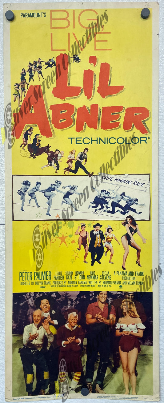 Li'l Abner (1959) - Original U.S. Insert Movie Poster (14" x 36")