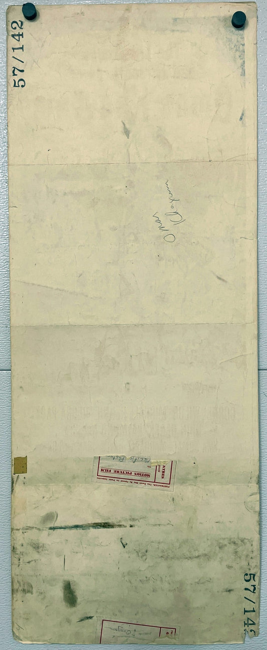 Omar Khayyam (1957) - Original U.S. Insert Movie Poster (14" x 36")