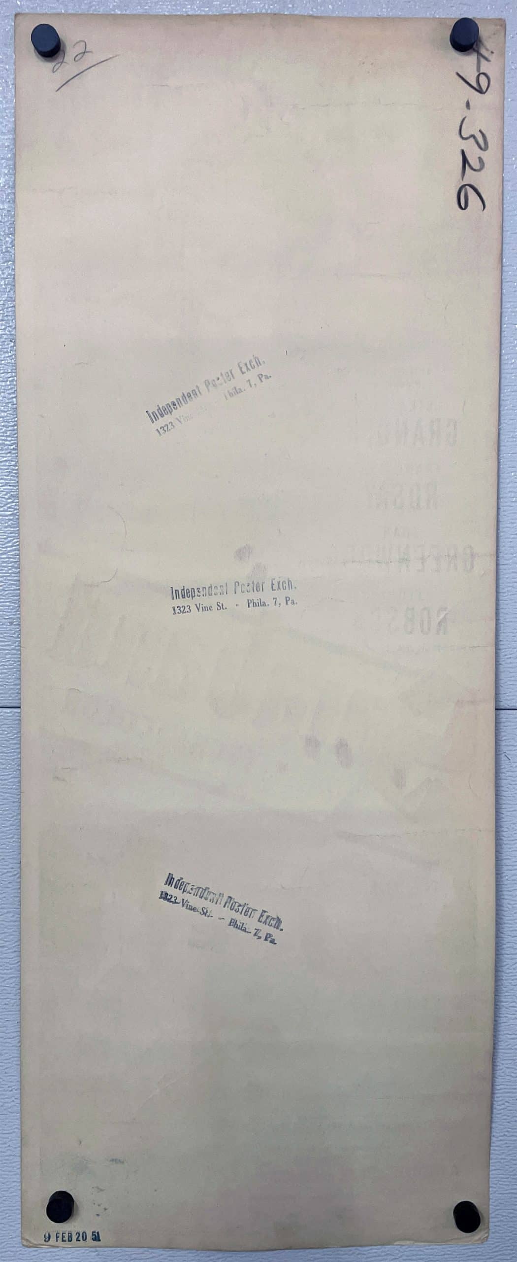 Saraband (1948) - Original U.S. Insert Movie Poster - SIGNEd (14" x 36")