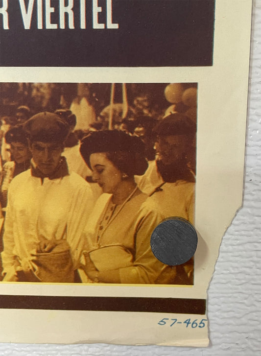 The Sun Also Rises (1957) - Original U.S. Insert Movie Poster (14" x 36")