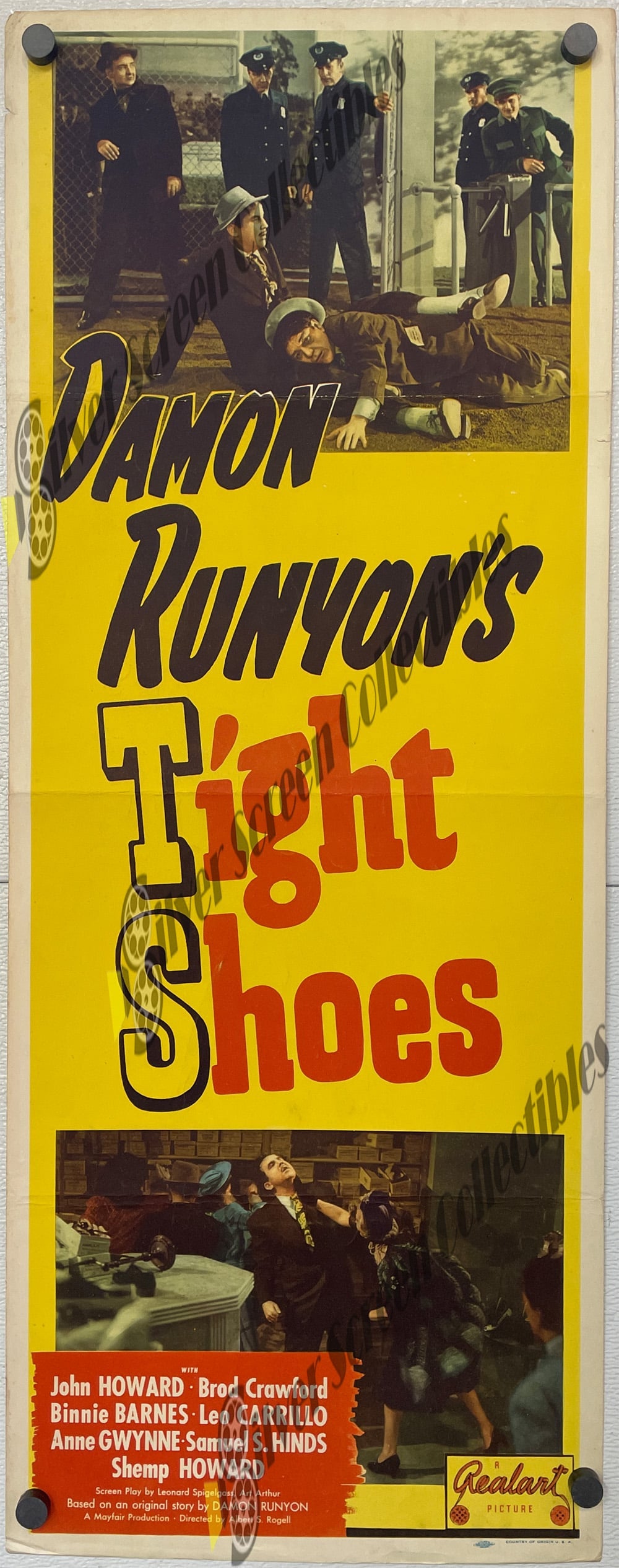 Tight Shoes (1941) - Original U.S. Insert Movie Poster (14" x 36")