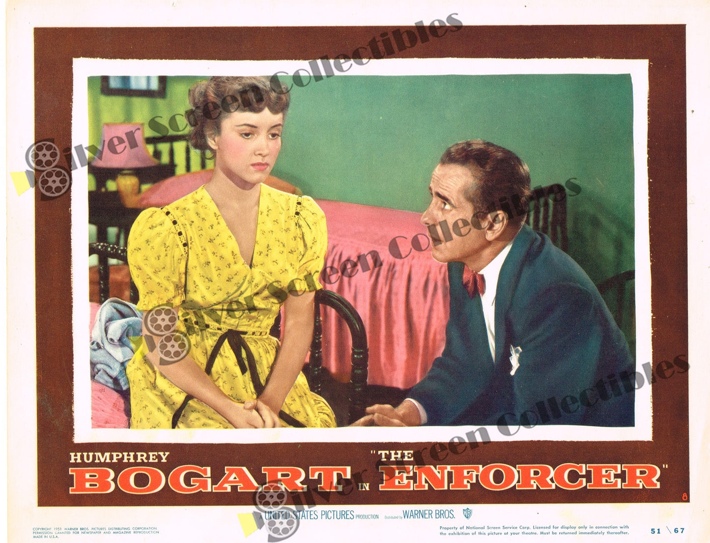 The Enforcer (1951) - Original U.S. Lobby Card (11" x 14")