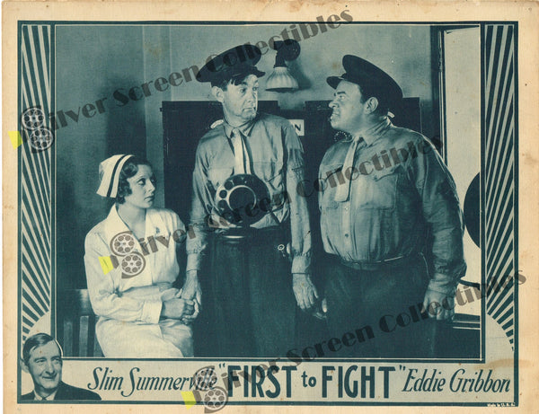 First to Fight (1931) - Early Talkie! - Original U.S. Lobby Card (11" x 14")