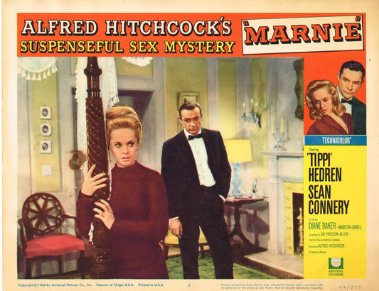 Marnie (1964) - Card 2 - Original U.S. Lobby Card (11" x 14")