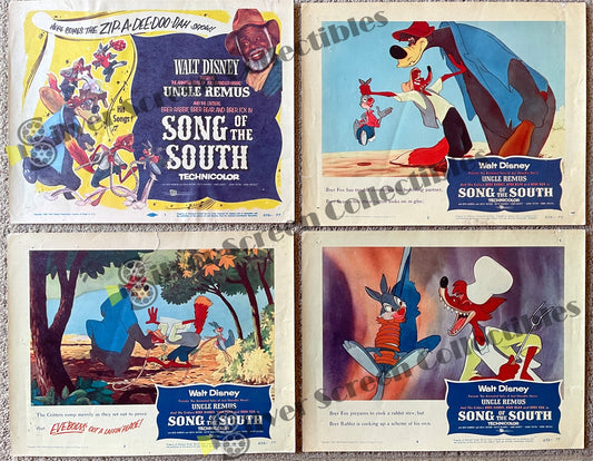 Song of the South (1946) - Original U.S. Lobby Card SET of 8 CARDS(11" x 14")