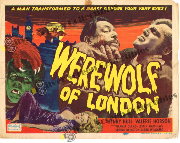 Werewolf of London (1935) - Original U.S. Lobby Card (11" x 14")