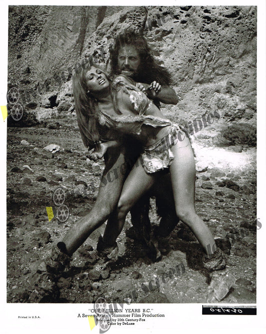 One Million Years B.C. (1966) - Vintage B&W Movie Still/Photo (8" x 10")
