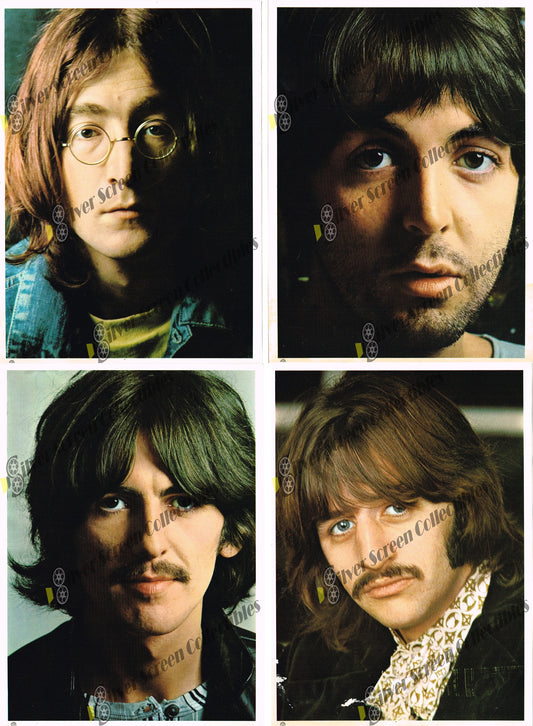 The Beatles / John, Paul, George & Ringo - Color photos (7.75" x 10.75")