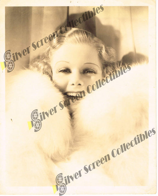 Jean Harlow - Vintage Sepia Movie Still/Photo (8" x 10")