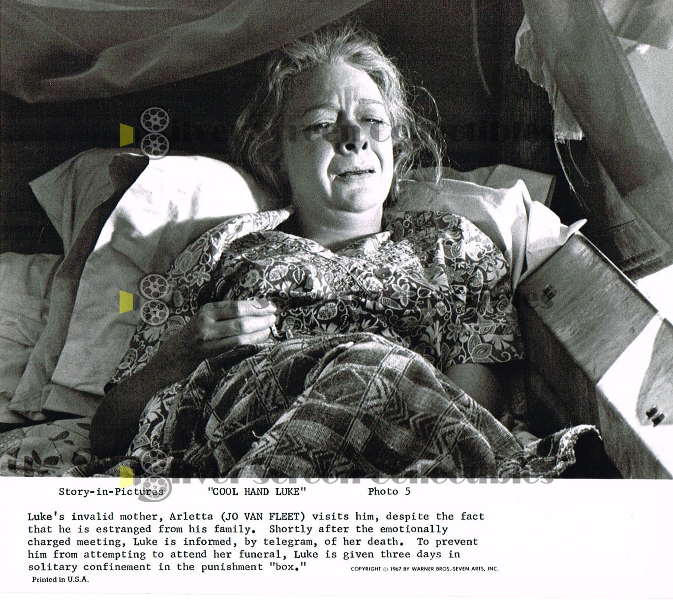 Cool Hand Luke (1967) / Story In Pictures 9 Photo set / Paul Newman - Vintage B&W Movie Stills/Photos (8" x 10")