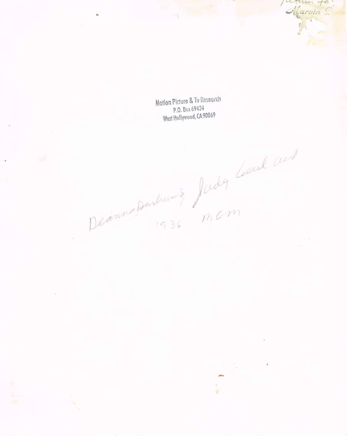 Judy Garland & Deanna Durbin / Every Sunday (1936) - Vintage B&W Movie Still/Photo (8" x 10")