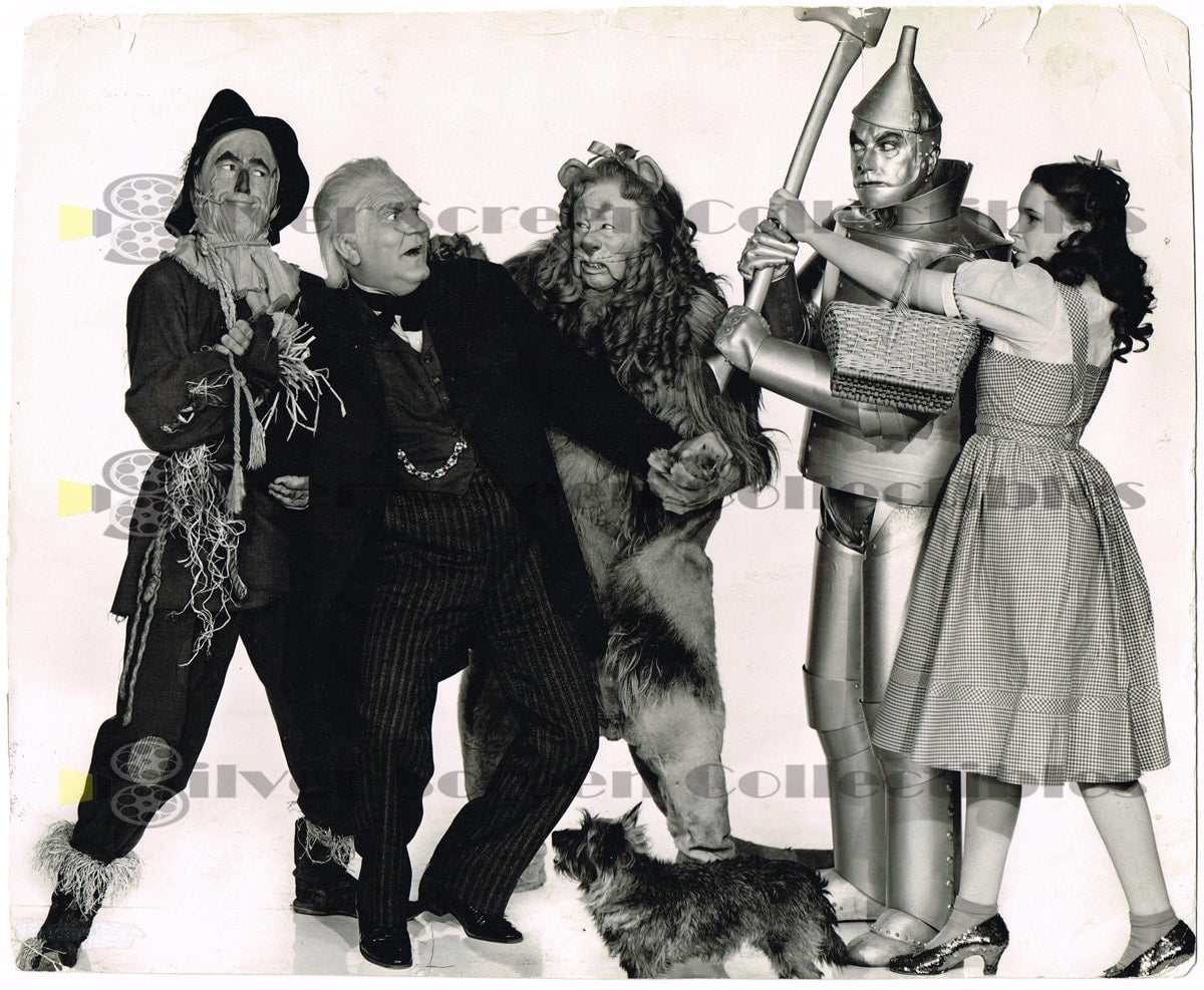 The Wizard of Oz (1939) - Vintage Oversize B&W Movie Still/Photo (9" x 12")