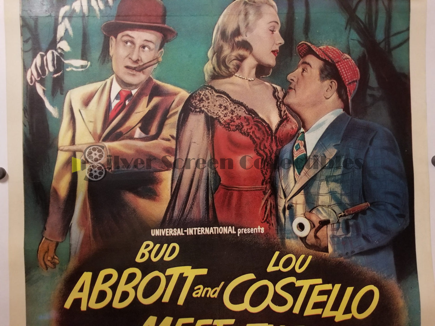 Abbott and Costello Meet the Invisible Man (1951) - One Sheet Movie Poster (27"x41")[On Linen]
