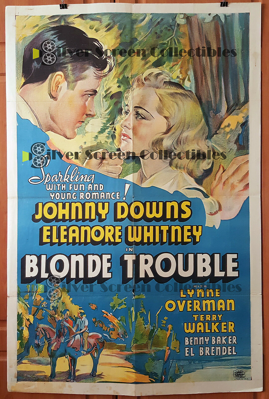 Blonde Trouble (1937) - Original U.S. One Sheet (27" x 41")
