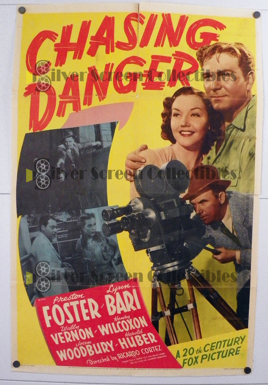 Chasing Danger (1939) - Original U.S. One Sheet Movie Poster (27" x 41")