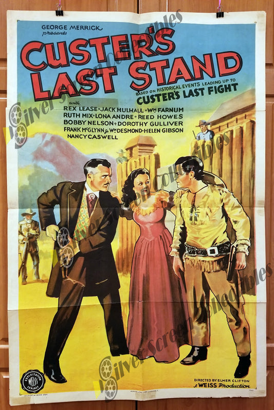 Custer's Last Stand (1936) - Original U.S. One Sheet (27" x 41")