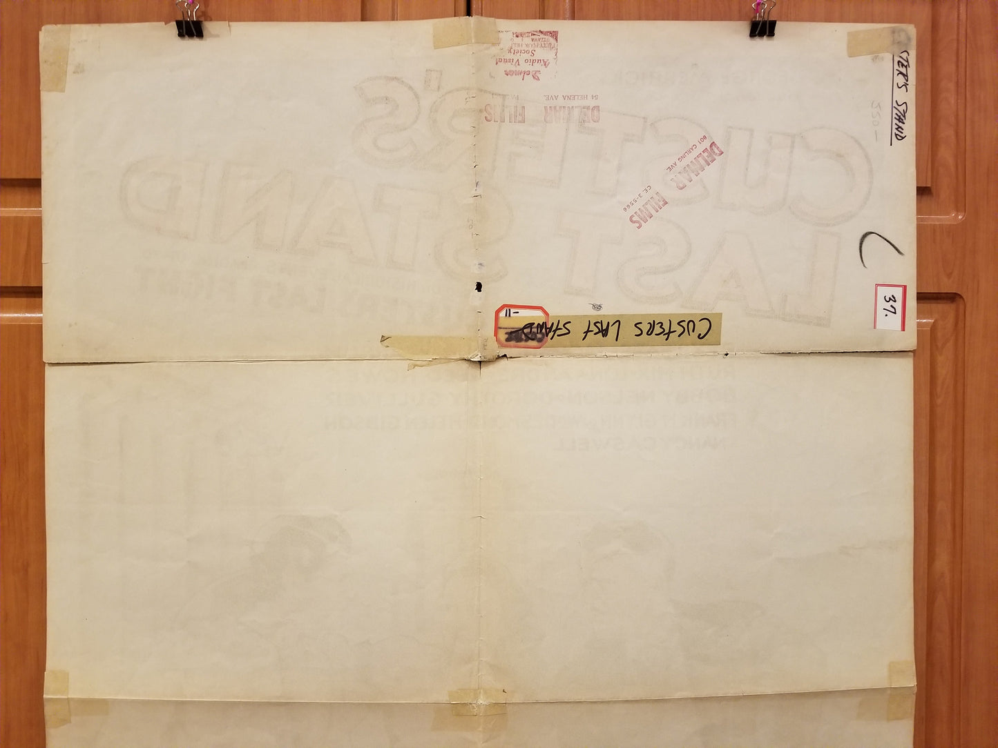 Custer's Last Stand (1936) - Original U.S. One Sheet (27" x 41")