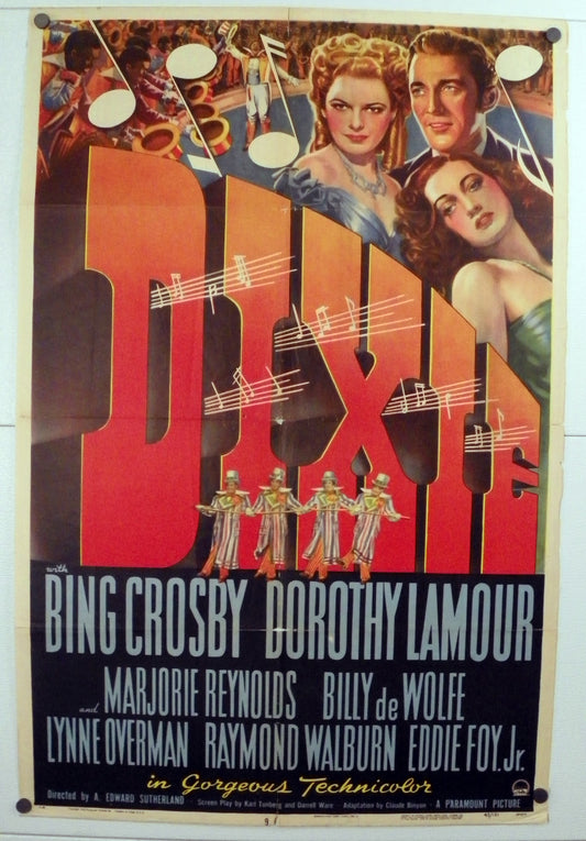 Dixie (1943) - Original U.S. One Sheet Movie Poster (27" x 41")