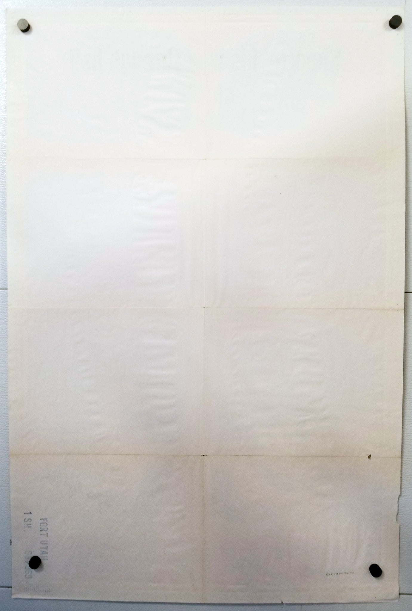 Fort Utah (1967) - Signed Original U.S. One Sheet (27" x 41")