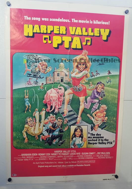Harper Valley P.T.A. (1978) - Signed Original U.S. One Sheet (27" x 41")