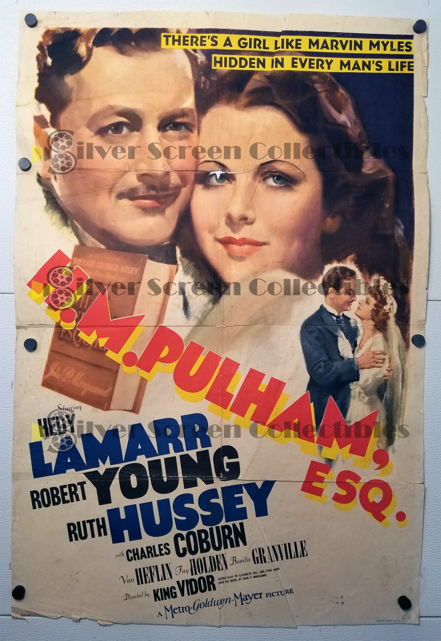 H.M. Pulham, Esq. (1941) - Original U.S. One Sheet Movie Poster (27" x 41")