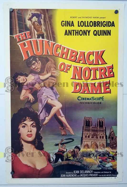 The Hunchback of Notre Dame (1956) - Original U.S. One Sheet (27" x 41")