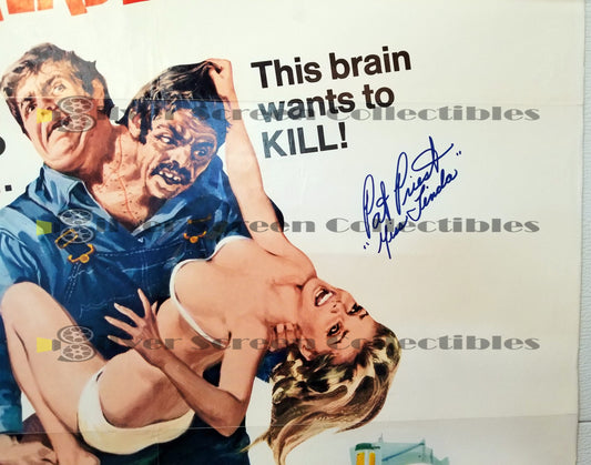 The Incredible 2-Headed Transplant (1971) - Signed Original U.S. One Sheet Movie Poster (27" x 41")
