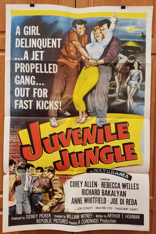 Juvenile Jungle (1958) - Original U.S. One Sheet (27" x 41")