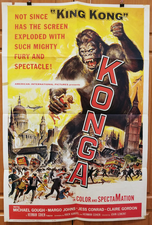 Konga (1961) - Original U.S. One Sheet (27" x 41")