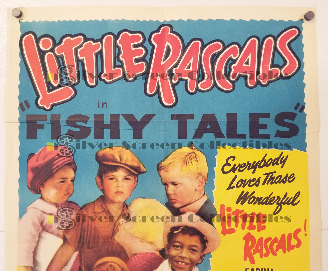Fishy Tales (Our Gang /  Little Rascals) (1937) - Original U.S. One Sheet Movie Poster (27" x 41")