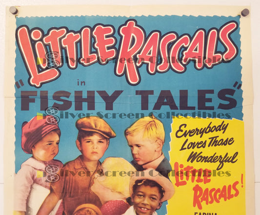 Fishy Tales (Our Gang /  Little Rascals) (1937) - Original U.S. One Sheet Movie Poster (27" x 41")