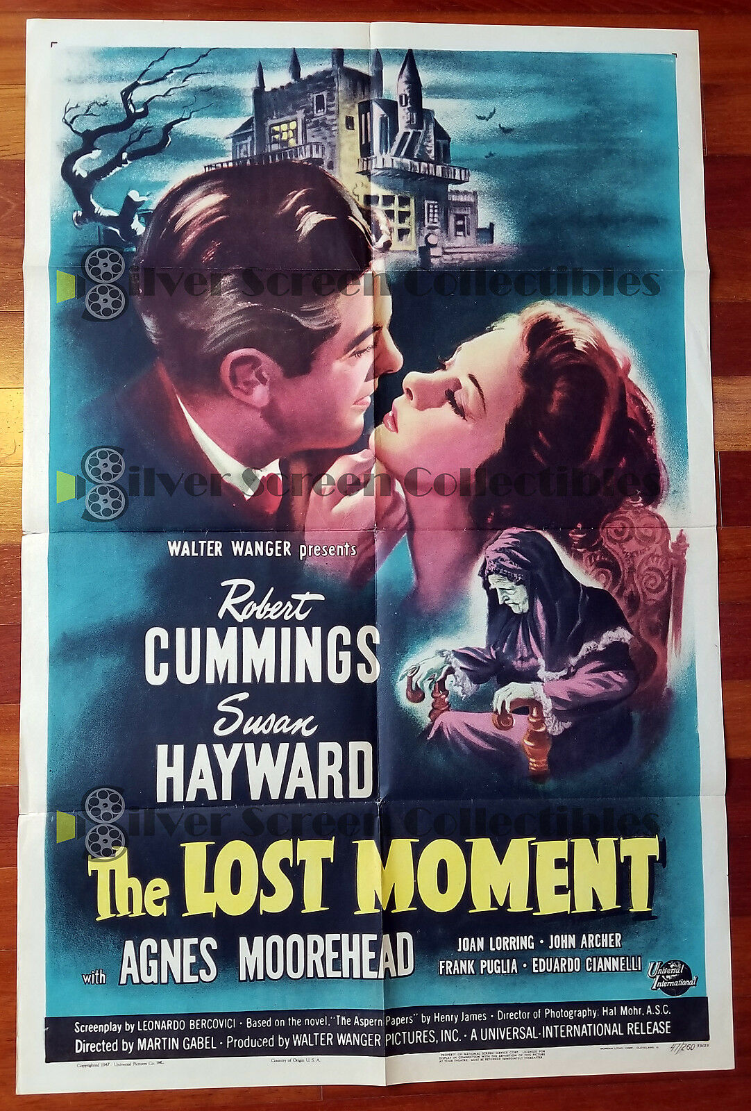 The Lost Moment (1947) - Original U.S. One Sheet Movie Poster (27" x 41")