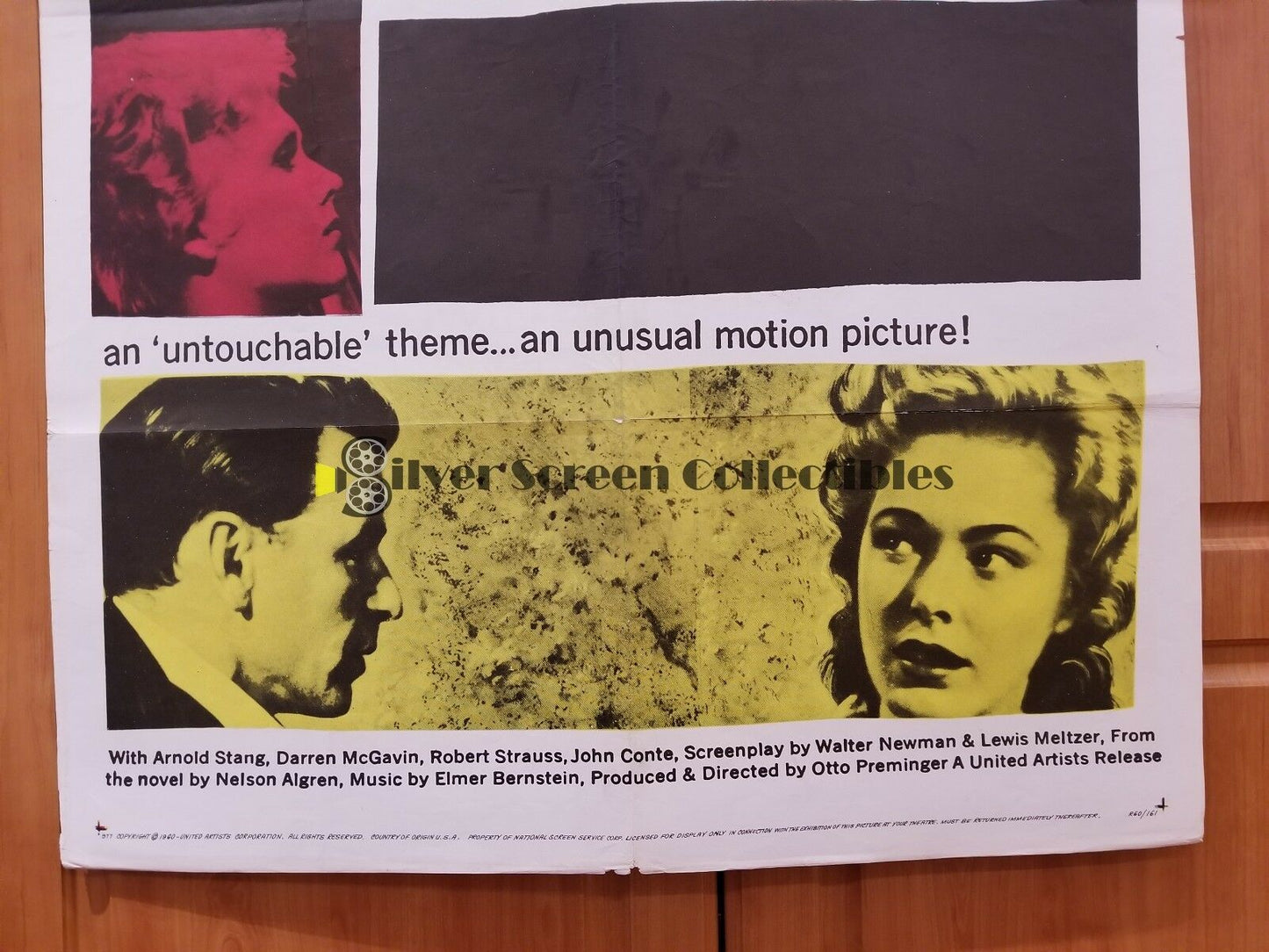 The Man with the Golden Arm (1955) - Original U.S. One Sheet Poster (27" x 41")