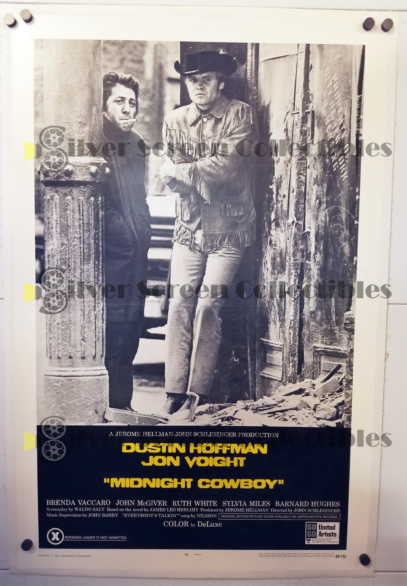 Midnight Cowboy (1969) - Original U.S. One Sheet (27" x 41") [On Linen]