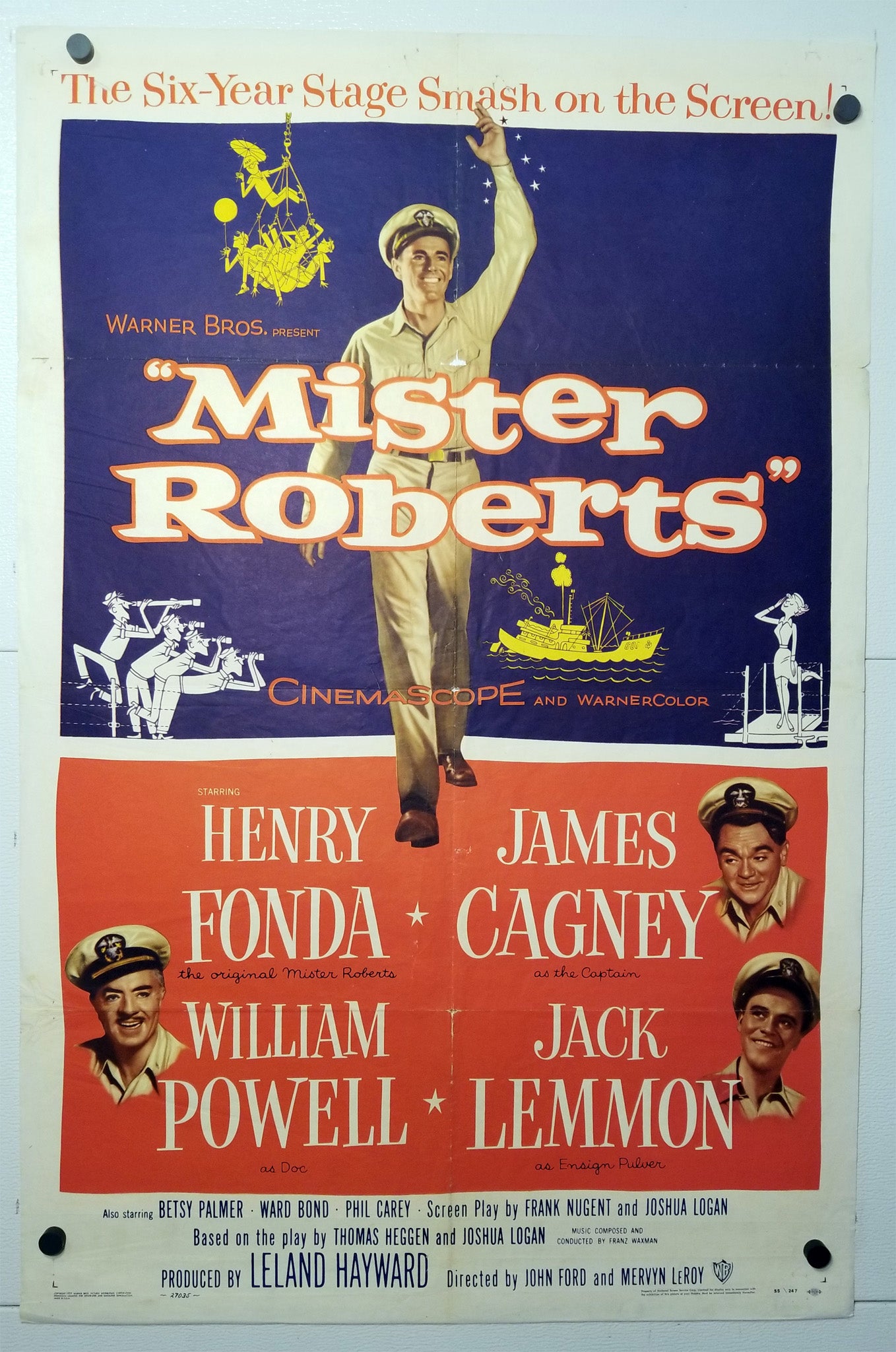 Mister Roberts (1955) - Original U.S. One Sheet (27" x 41")