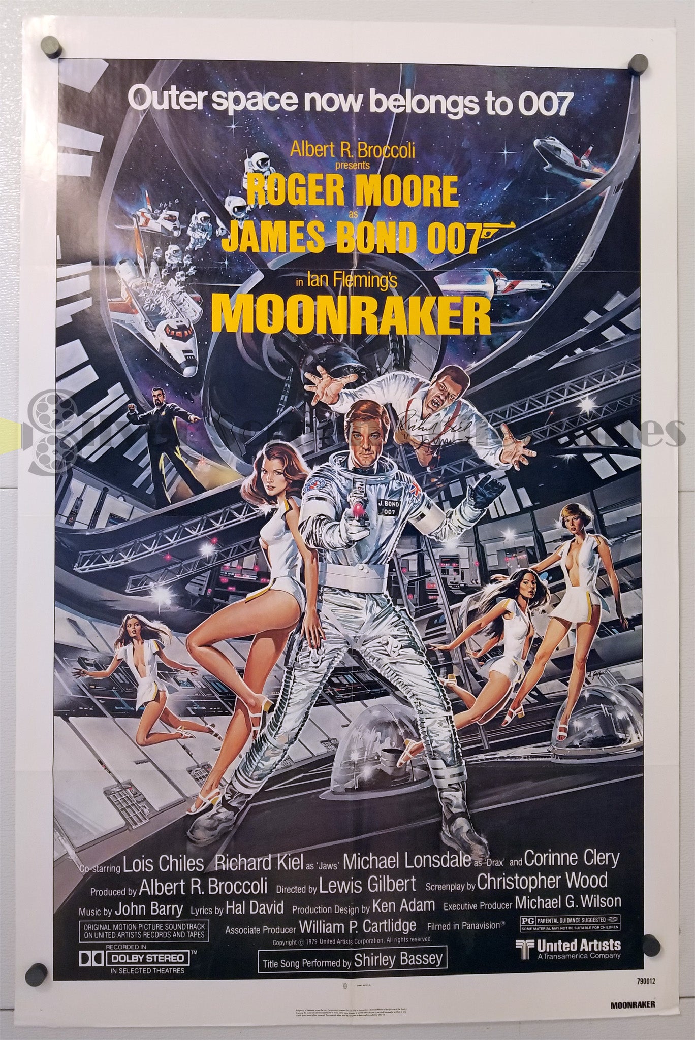 Moonraker (1979) - Signed Original U.S. One Sheet (27" x 41")
