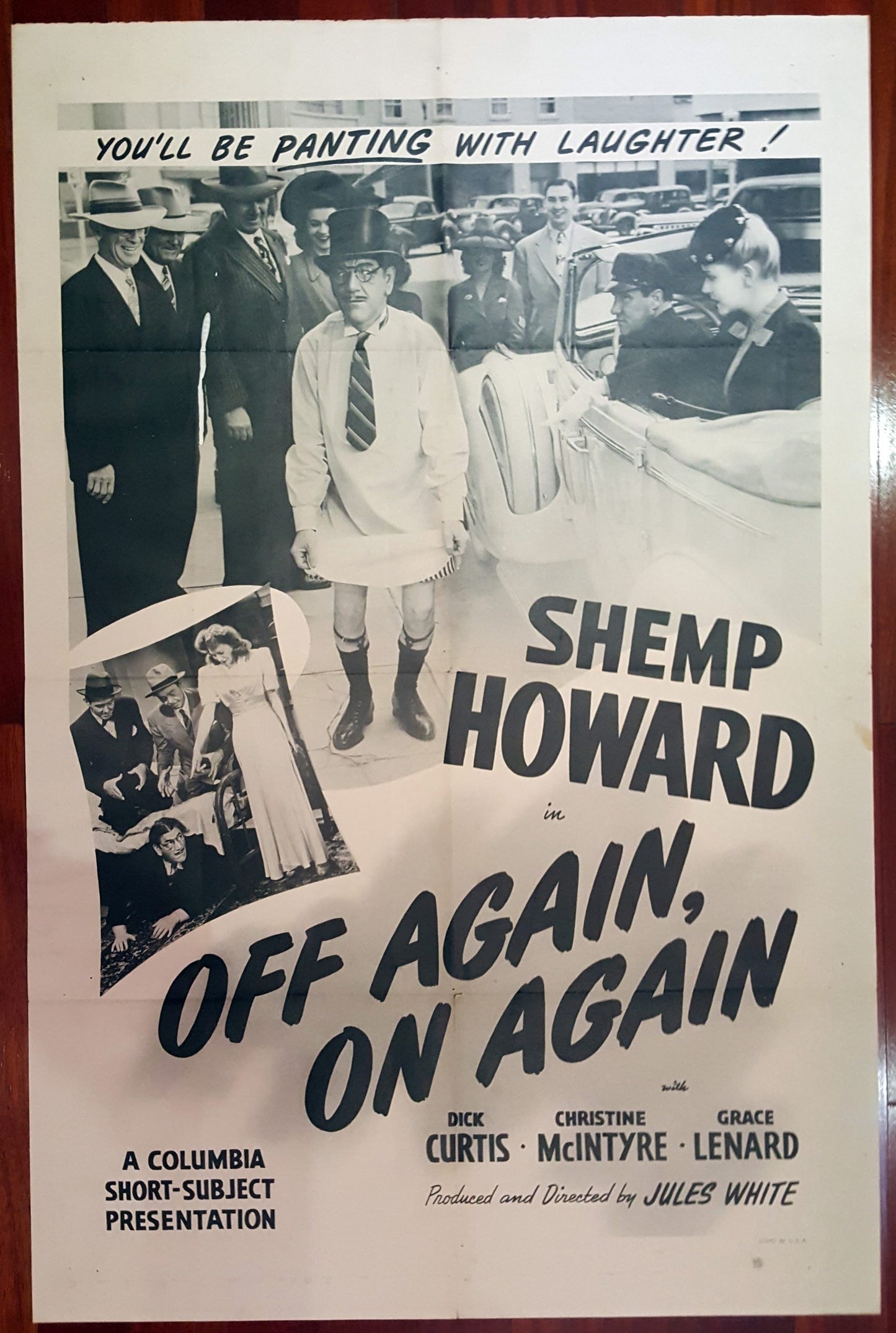 Off Again, On Again (1945) - Original U.S. One Sheet Movie Poster (27" x 41")