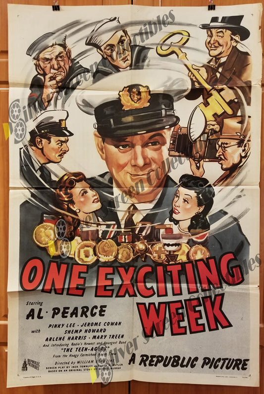 One Exciting Week (1946) - Original U.S. One Sheet Movie Poster (27" x 41")