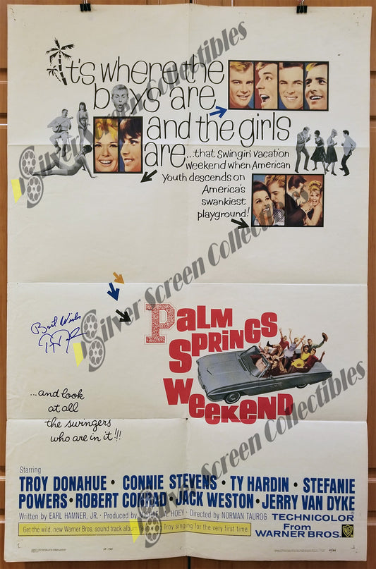 Palm Springs Weekend (1963) - Original U.S. One Sheet (27" x 41")