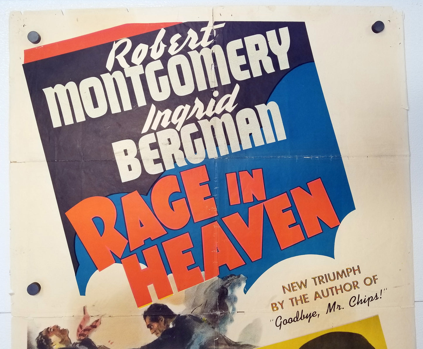 Rage in Heaven (1941) - Original U.S. One Sheet Movie Poster (27" x 41")