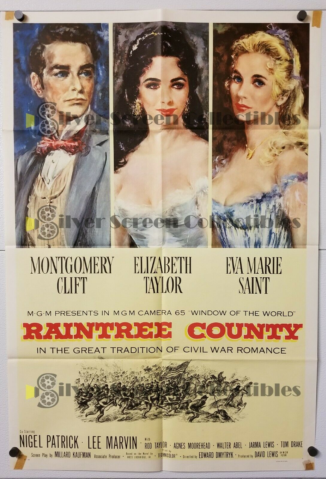 Raintree County (1957) - Original U.S. One Sheet Movie Poster (27" x 41")
