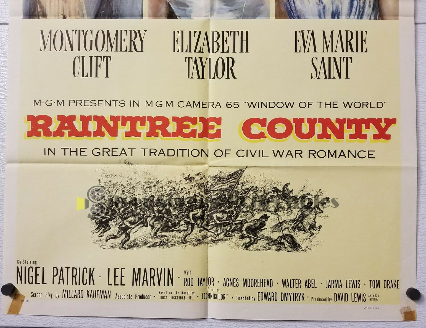Raintree County (1957) - Original U.S. One Sheet Movie Poster (27" x 41")